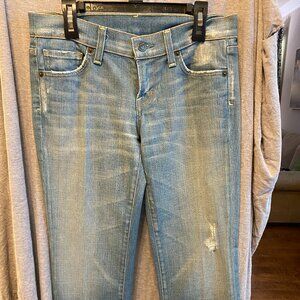 Citizens of Humanity Jeans 26 Kelly #063 Stretch Low Waist Cropped Straight